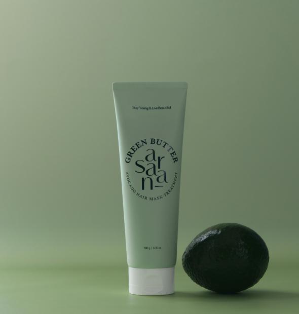 SaraNara. Green Butter Avocado Hair Mask Treatment 180g