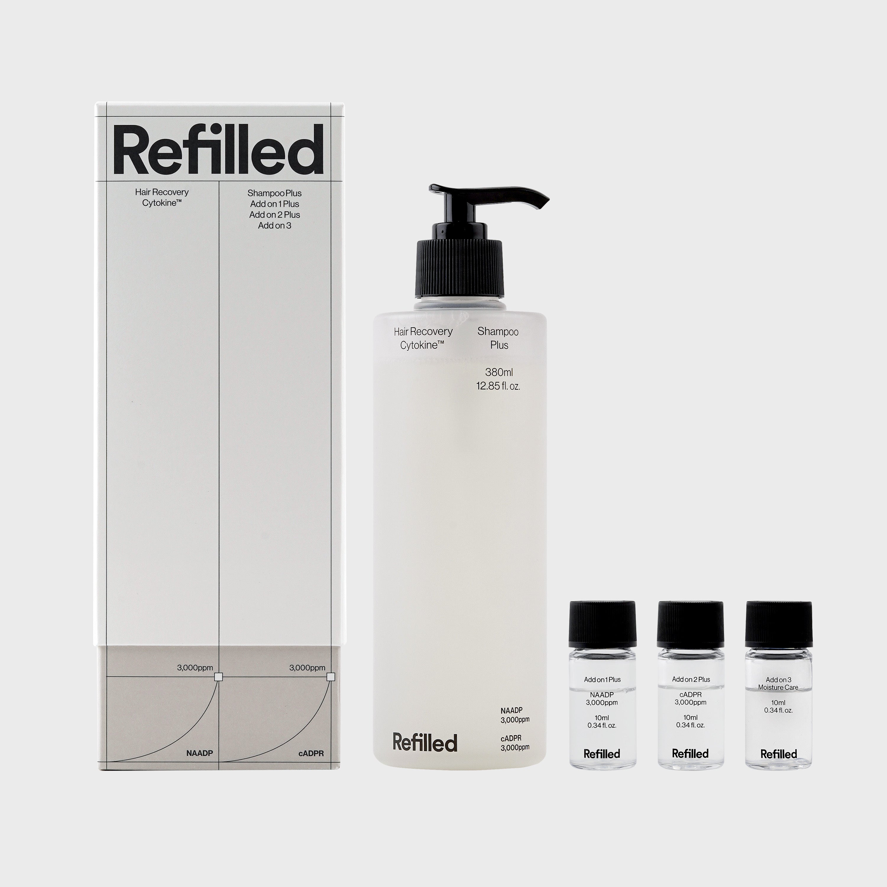 SiiByredo LeChemin Shampoo 2点セット milk_shake Moisture Plus Moisturizing Shampoo (33 oz) +